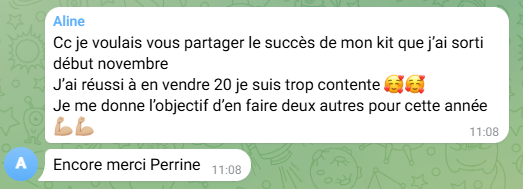 Vente de kits Aline Vente de kits Aline