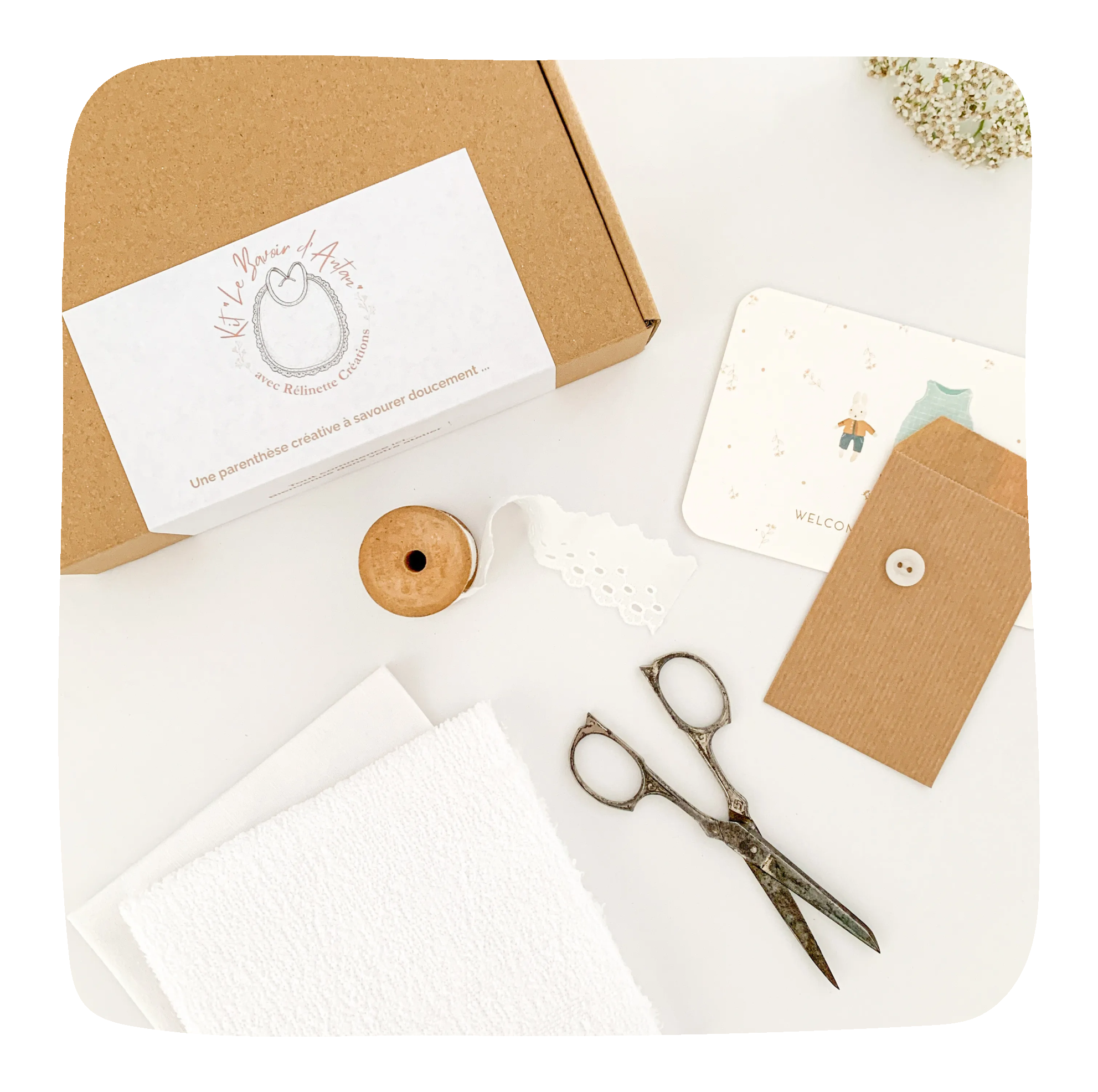 Kit couture bavoir