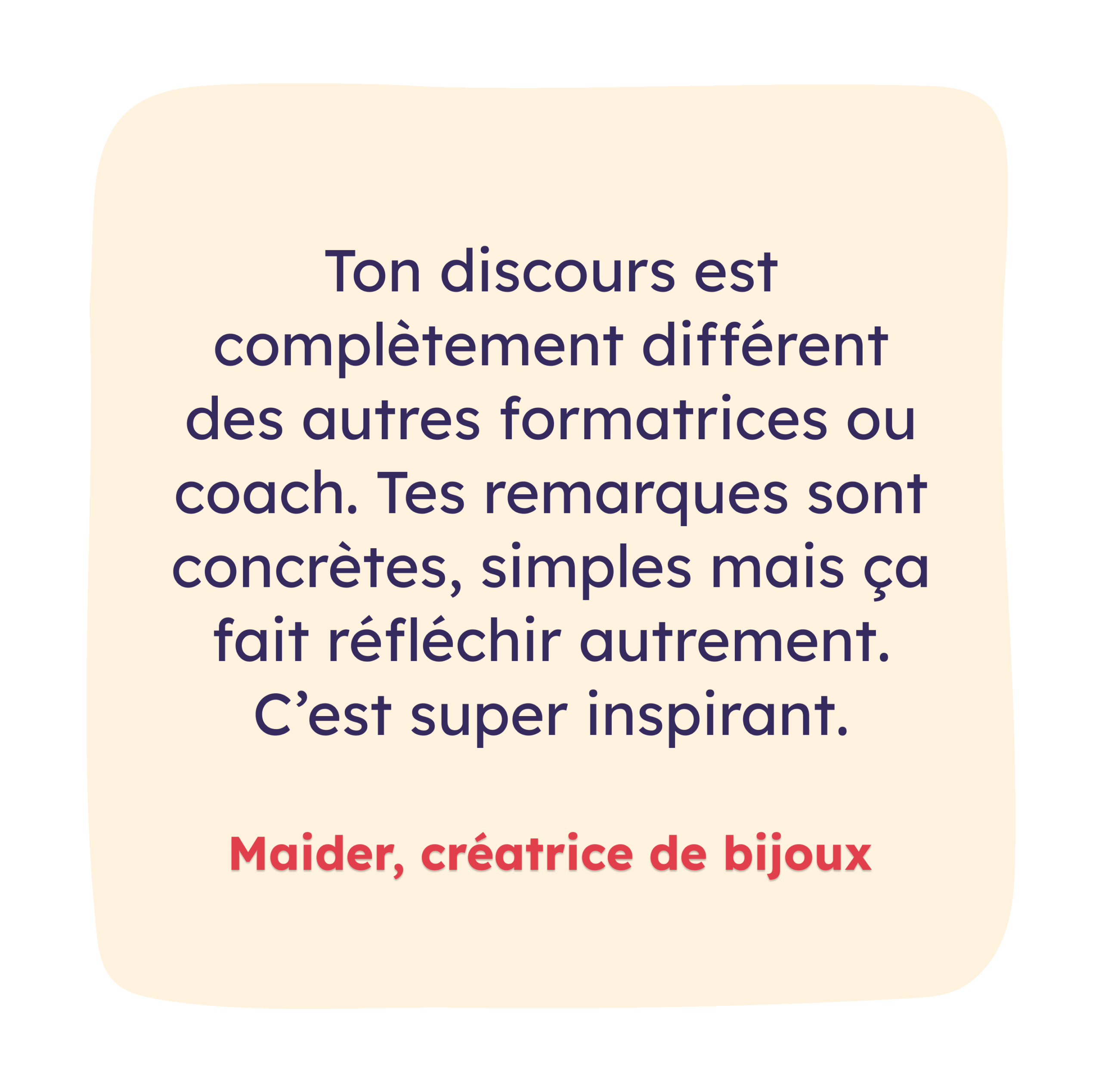Maider créatrice de bijoux